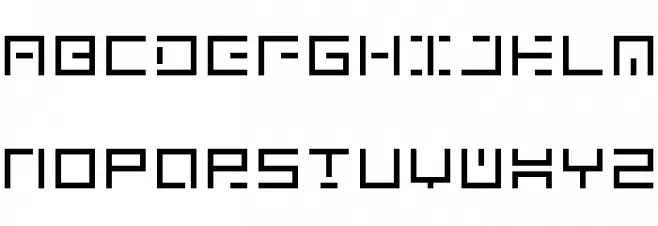 genown_v01 字体 大写
