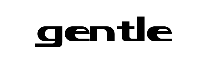 gentle  フリーフォントのダウンロード