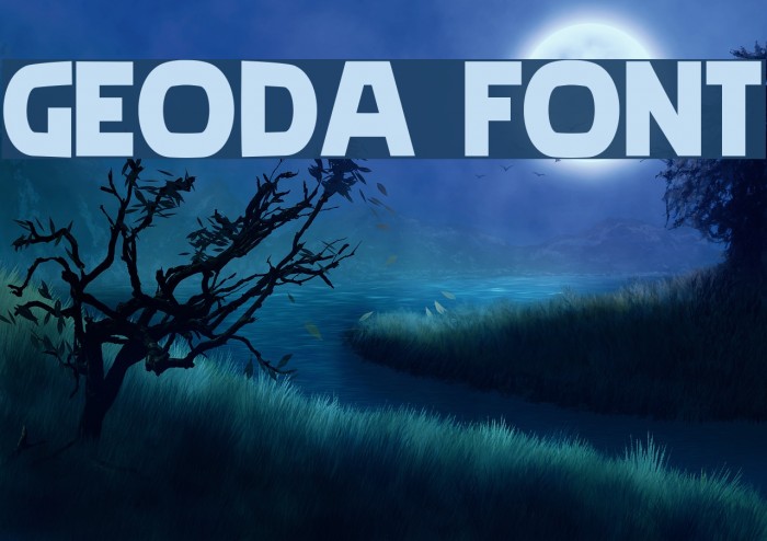 geoda Font examples