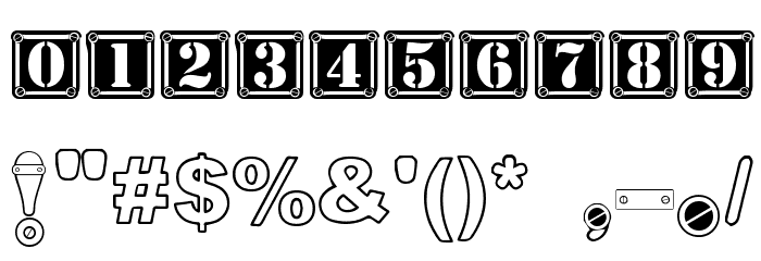 geosteam Font OTHER CHARS