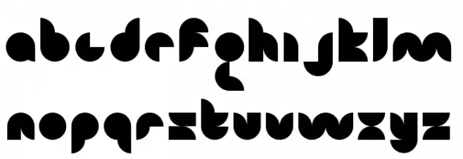 geotype Schriftart Groß