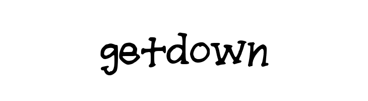 getdown Font