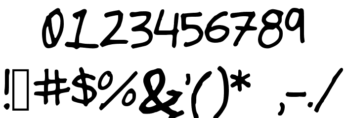 getdown Font OTHER CHARS