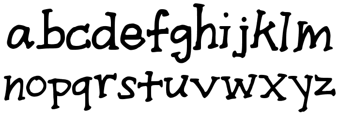 getdown Font LOWERCASE