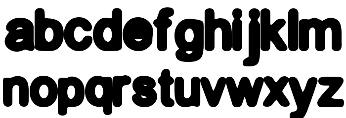 GF Becker Font LOWERCASE