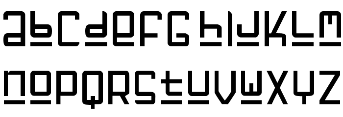 GF Fuffiger Font LOWERCASE
