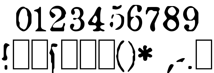 GF Gesetz Font OTHER CHARS