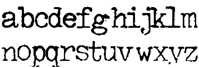 GF Halda Normal Font LOWERCASE