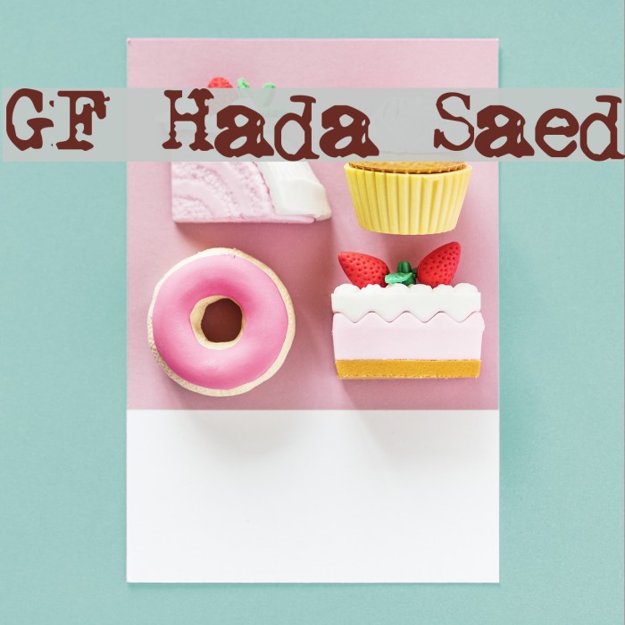 GF Halda Smashed Schriftart examples