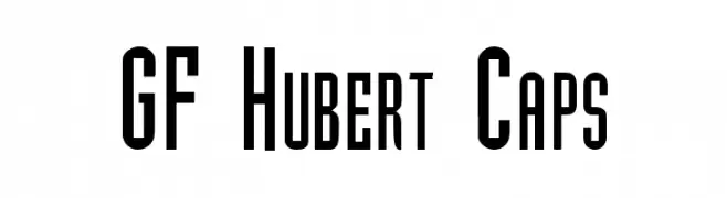 GF Hubert Caps  नि: शुल्क फ़ॉन्ट्स डाउनलोड
