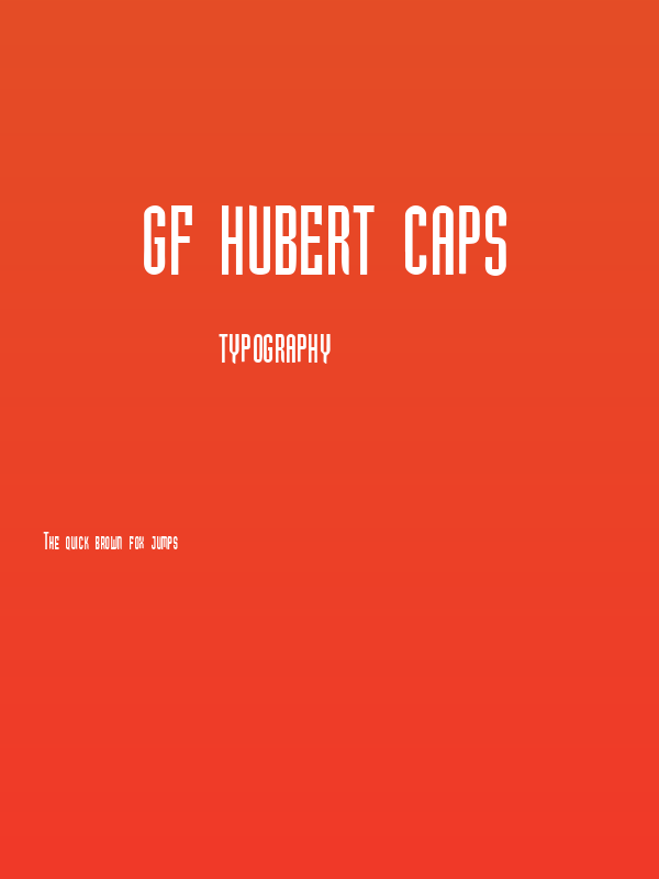 GF Hubert Caps Poster
