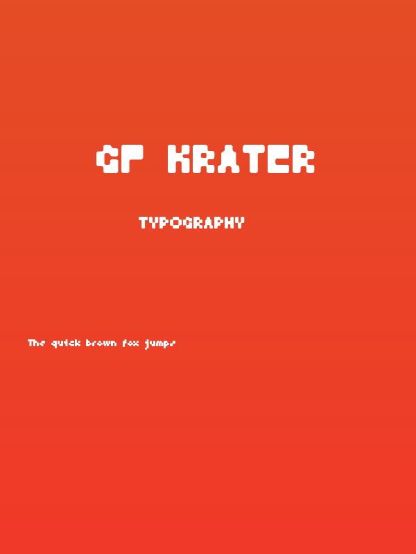 GF Krater Poster
