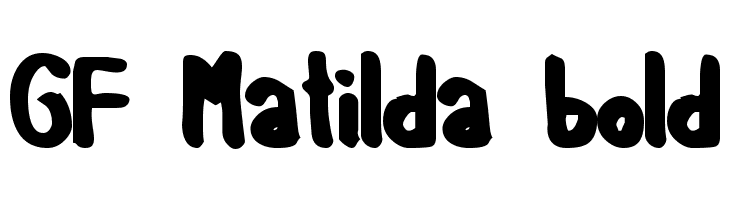 GF Matilda bold  免费字体下载