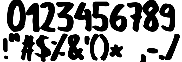 GF Matilda bold Font OTHER CHARS