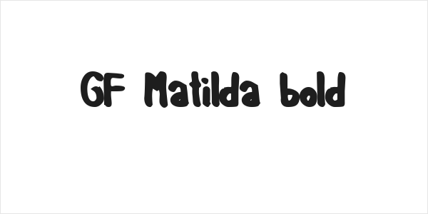 GF Matilda bold Logo