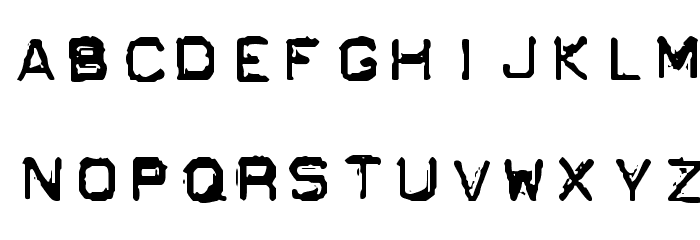 GF Ordner Inverted フォント 小文字