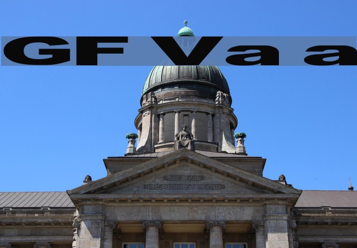 GF Vienna heavy Font examples