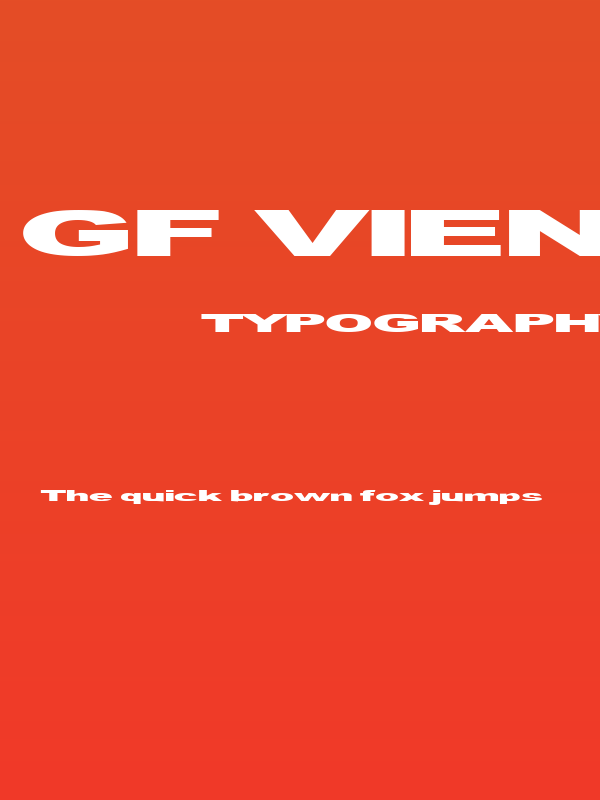 GF Vienna heavy Poster