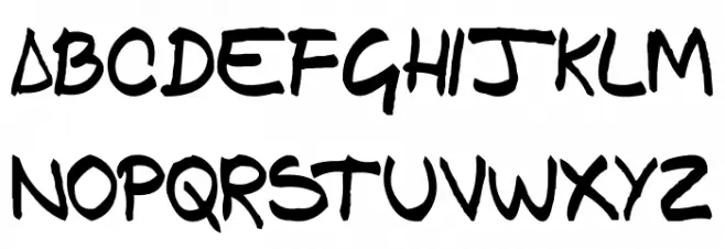 GFAM Comic Schriftart Groß
