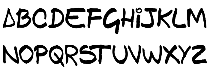 GFAM Comic Font LOWERCASE