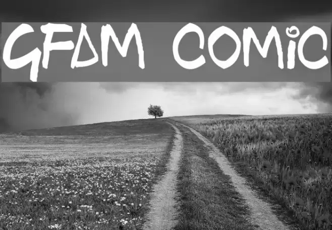 GFAM Comic Font examples