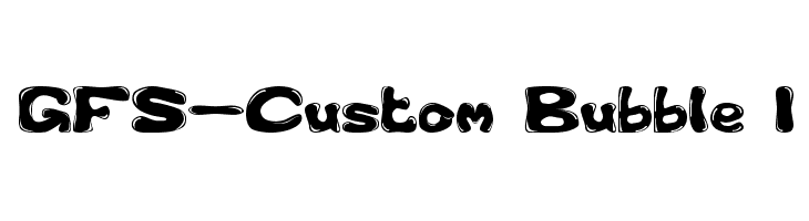GFS-Custom Bubble 1 Font