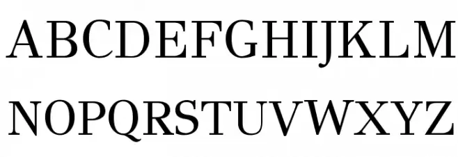 GFS Didot Regular 字体 大写