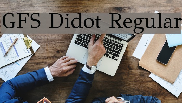 GFS Didot Regular Font examples