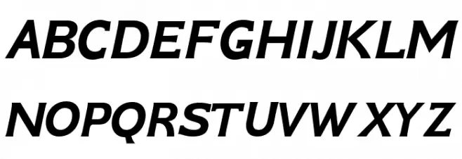 GFS Neohellenic Bold Italic Schriftart Groß