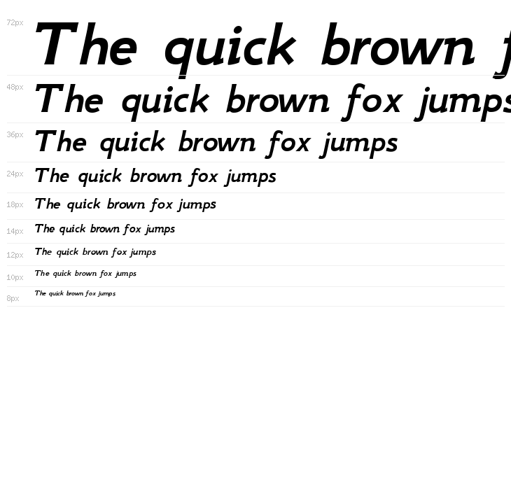 GFS Neohellenic Bold Italic Waterfall