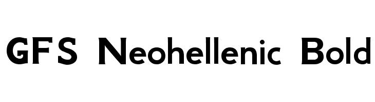 GFS Neohellenic Bold Font