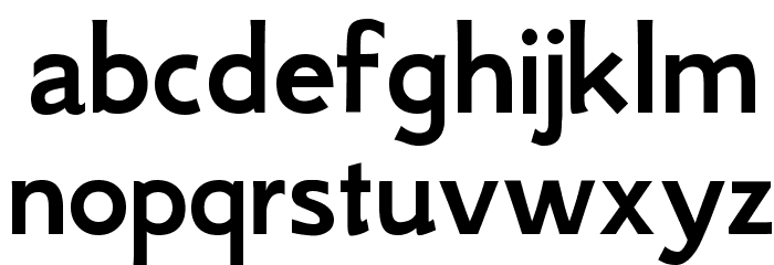 GFS Neohellenic Bold Font LOWERCASE
