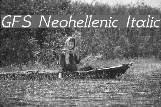 GFS Neohellenic Italic Font examples