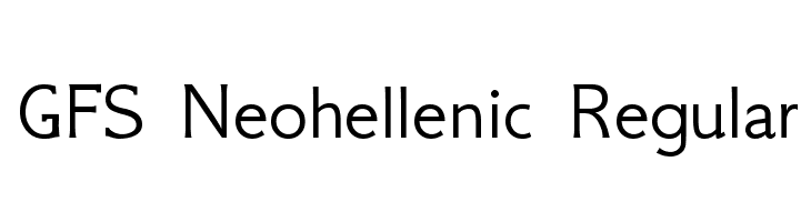 GFS Neohellenic Regular Font
