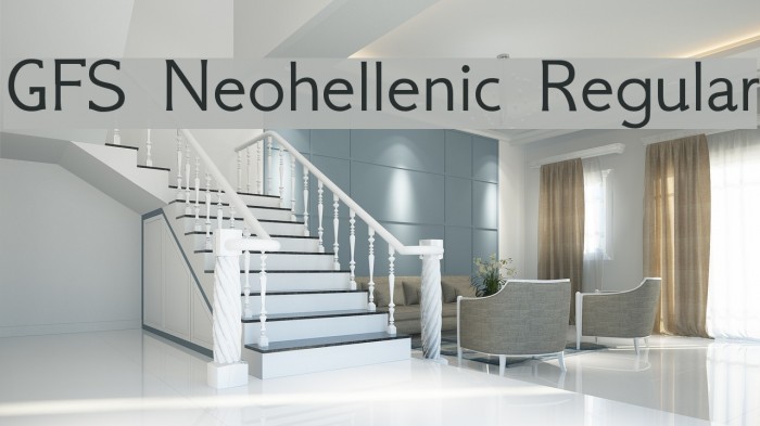 GFS Neohellenic Regular Font examples