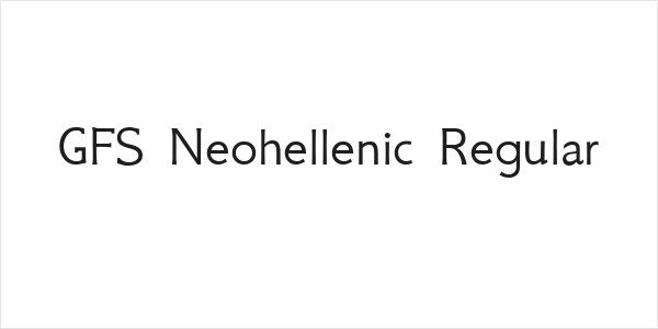 GFS Neohellenic Regular Logo