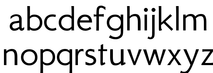 GFS Neohellenic Regular Font LOWERCASE
