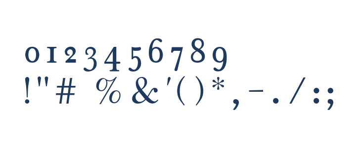 GFSBaskerville-Regular Other Characters