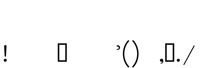 GFSDecker-Normal Font OTHER CHARS
