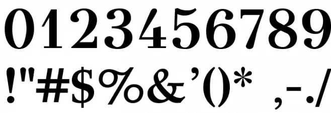 GFSDidot-Bold Font OTHER CHARS