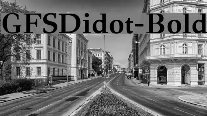 GFSDidot-Bold Font examples