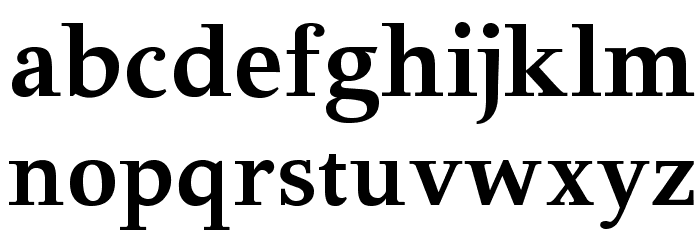 GFSDidot-Bold Font LOWERCASE