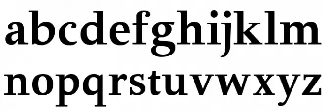 GFSDidot-Bold Schriftart Kleinbuchstaben