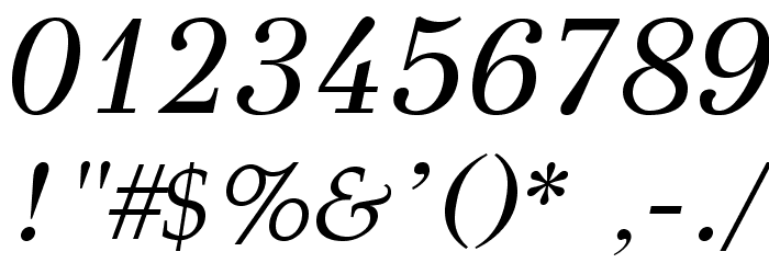 GFSDidot-Italic Font OTHER CHARS