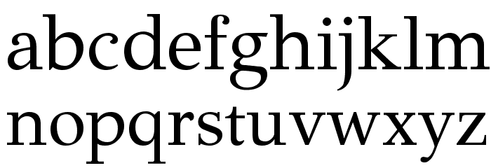 GFSDidot-Regular Font LOWERCASE