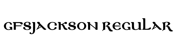 GFSJackson-Regular  Frei Schriftart Herunterladen