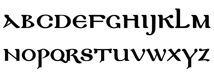 GFSJackson-Regular Font LOWERCASE