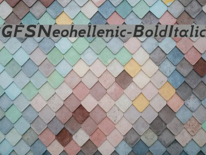 GFSNeohellenic-BoldItalic Example 1