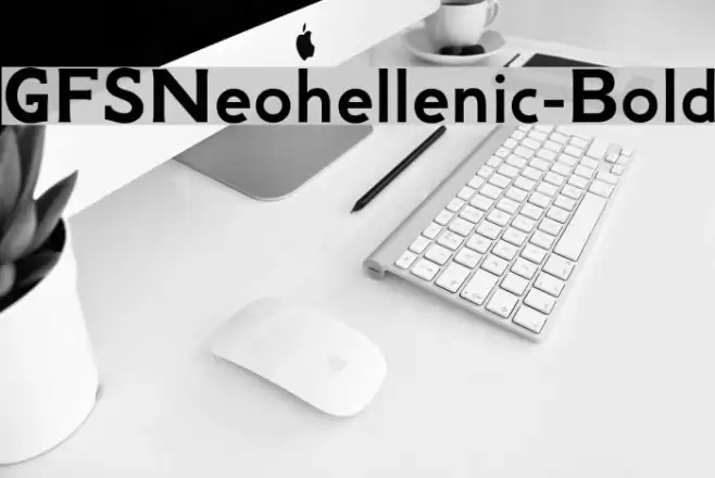 GFSNeohellenic-Bold Font examples