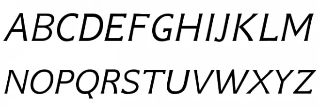 GFSNeohellenic-Italic Fuentes MAYÚSCULAS